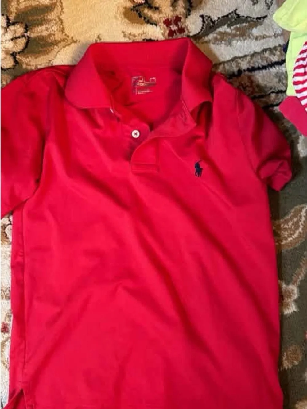 Ralph Lauren Kids Red Polo Shirt Dri Fit